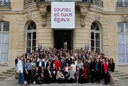 Photo des lauréates du concours 101 femmes entrepreneures à Matignon - L-Bricole 11