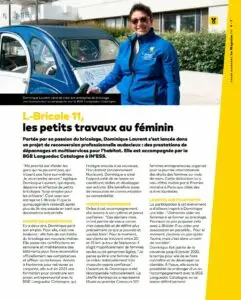 L-Bricole 11 à l'honneur dans le magazine du Grand Narbonne